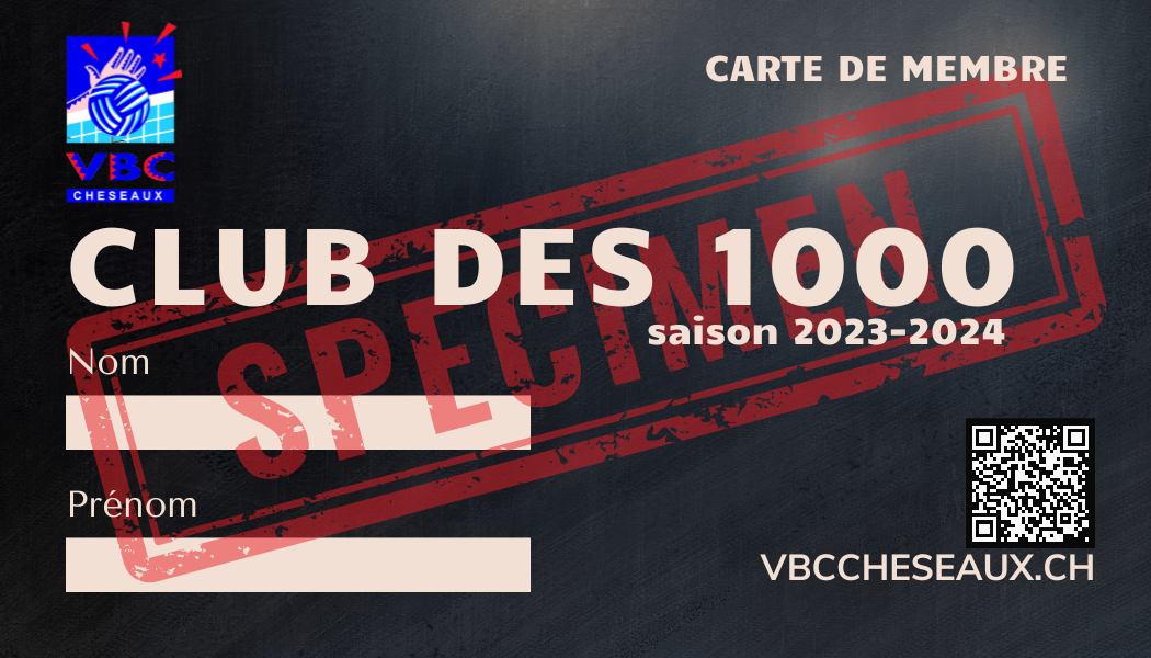VBC Cheseaux - Club des 1000