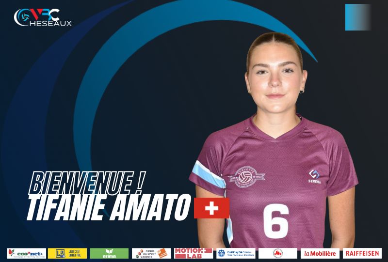 Tifanie Amato signe une entente d’une saison avec le VBC Cheseaux