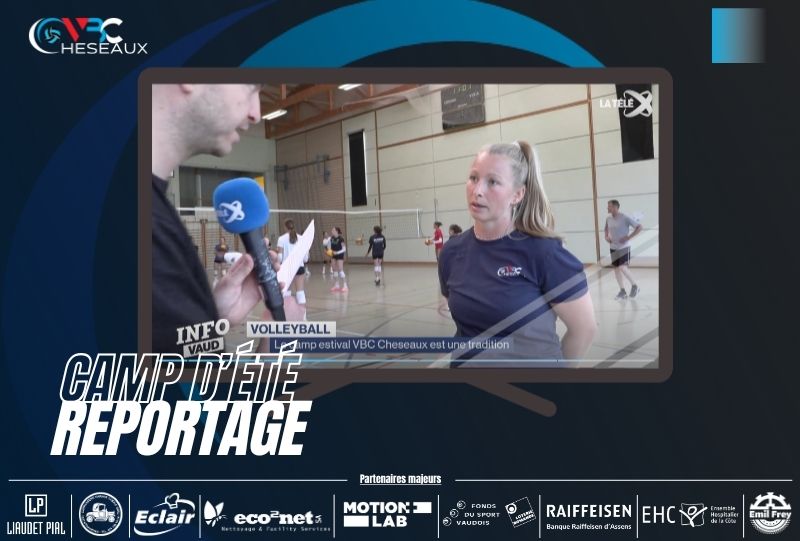60 joueuses et joueurs peaufinent leurs gammes au camp d’été du VBC Cheseaux