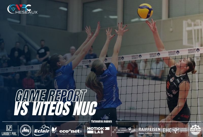 LNA – Défaite du VBC Cheseaux face à Viteos NUC