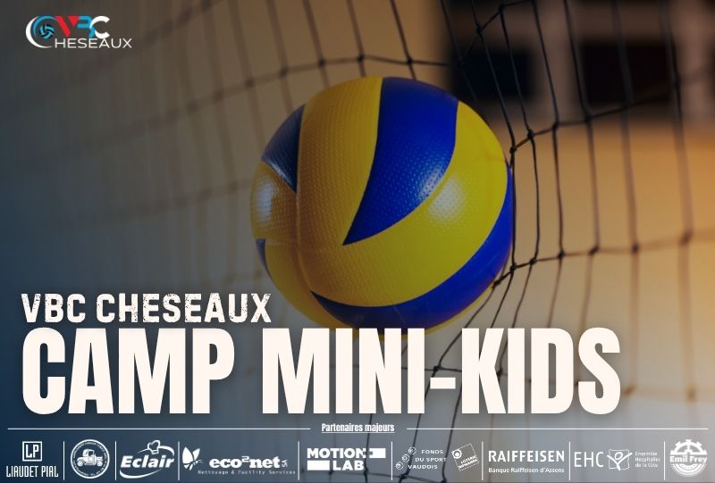 Camp de volleyball Mini-Kids – Inscriptions ouvertes