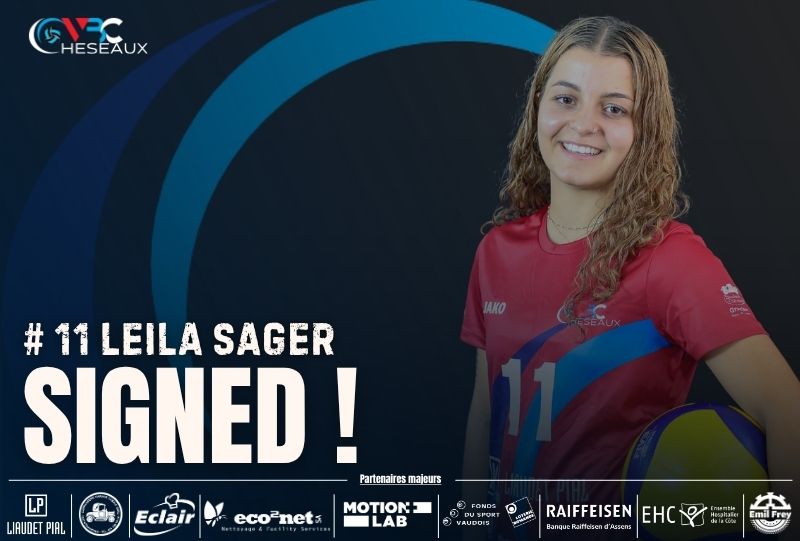 Le VBC Cheseaux prolonge le contrat de sa libéro Leila Sager