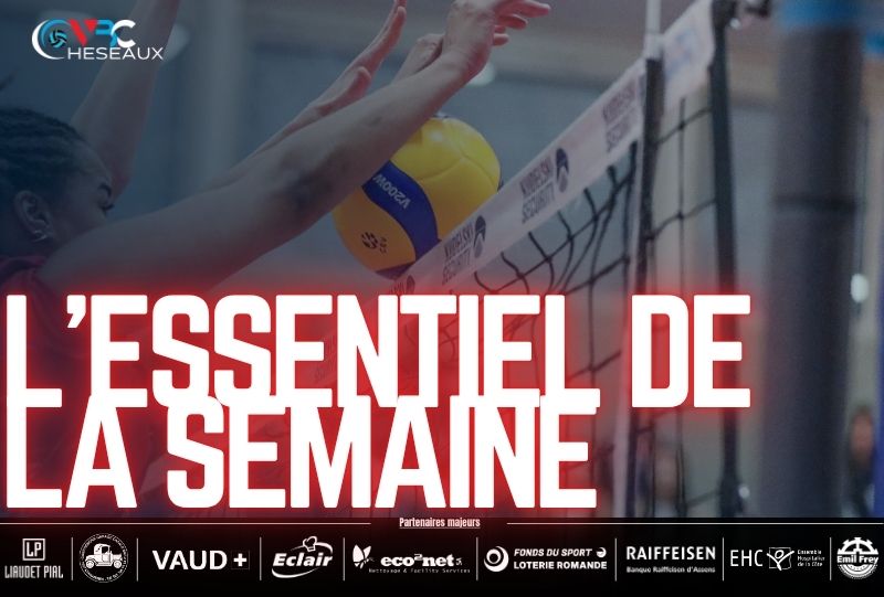 LNA – Le VBC Cheseaux s’incline face à Volley Düdingen. Belles performances chez les juniors